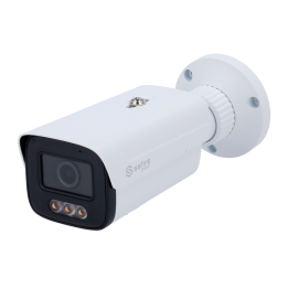 SAFIRE SMART SF-IPB380A-8I1-NIGHTPRO 8 MP Bullet IP -kamera PoE:llä, Wi-Fi, IP67, IR 30 m, valkoinen LED, 2,8 mm kiinteä linssi
