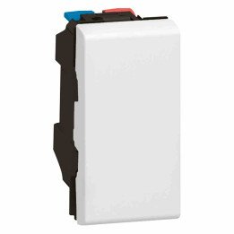 Switch Mosaic - 10 AX - 250 V - 1 module - white