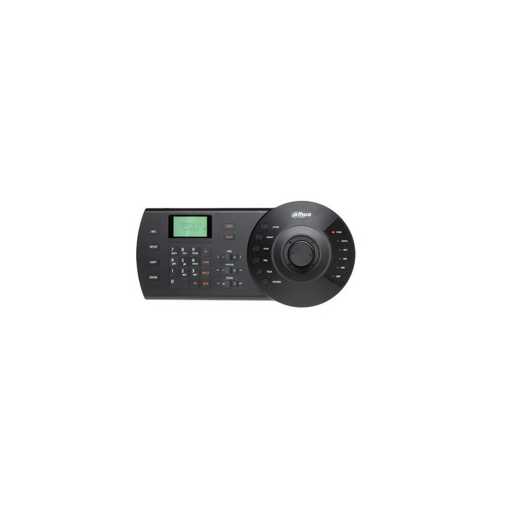 Dahua NKB1000-E PTZ Keyboard LCD joystick 3-axis RS-485 RS-422 RS-232 USB RJ45 10/100 12V 330x139x53mm