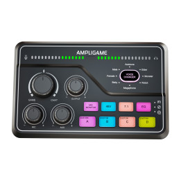Fifine SC8 RGB žaidimų maišytuvas (juodas)