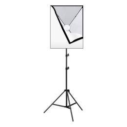 Studijas komplekts Puluz LED softbox 50x70cm, statīvs, LED spuldze 1 gab PU5070EU