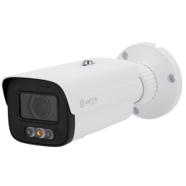 Цилиндрическая камера SAFIRE SMART SF-IPB580ZA-4E1-NIGHT, 4MP, IP67, IP/PoE, с Wi-Fi, белым светодиодом, 30m IR
