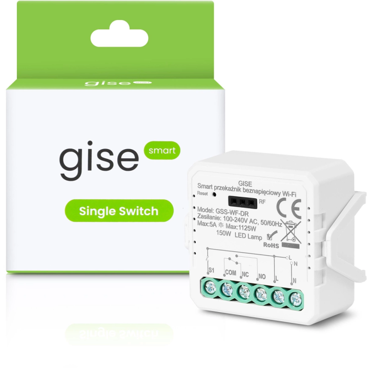 GISE Smart GSS-WF-DR – Tuya Wi‑Fi potential-free relay module