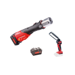 Rothenberger ROMAX 4000 pressitööriistade komplekt 18 V koos RO FL lambiga 180