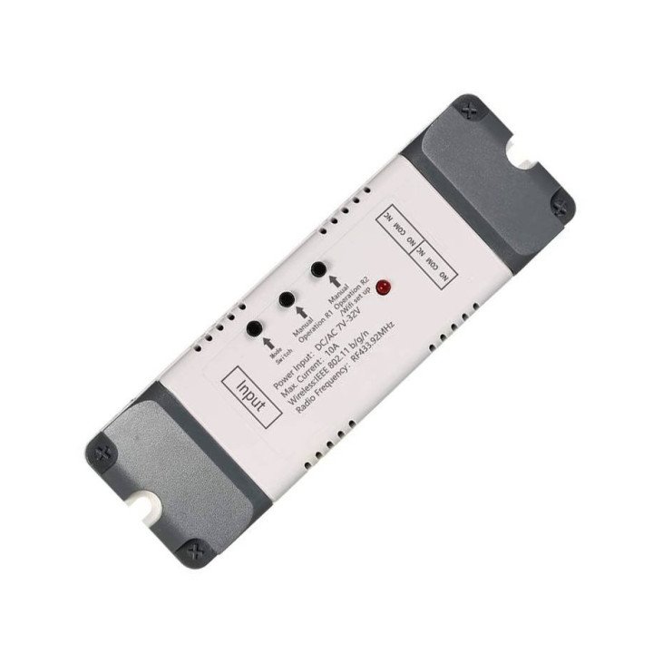 SONOFF 2CH DC 5-32V Wi-Fi+RF433 Dry Contact Smart Relay Module