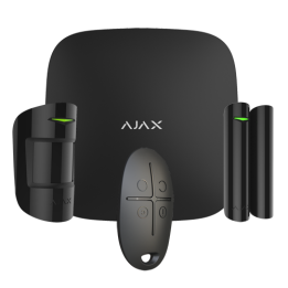 AJAX AJ-HUBKITPLUS-B Шлюз умного дома Wi-Fi 230V AC Черный