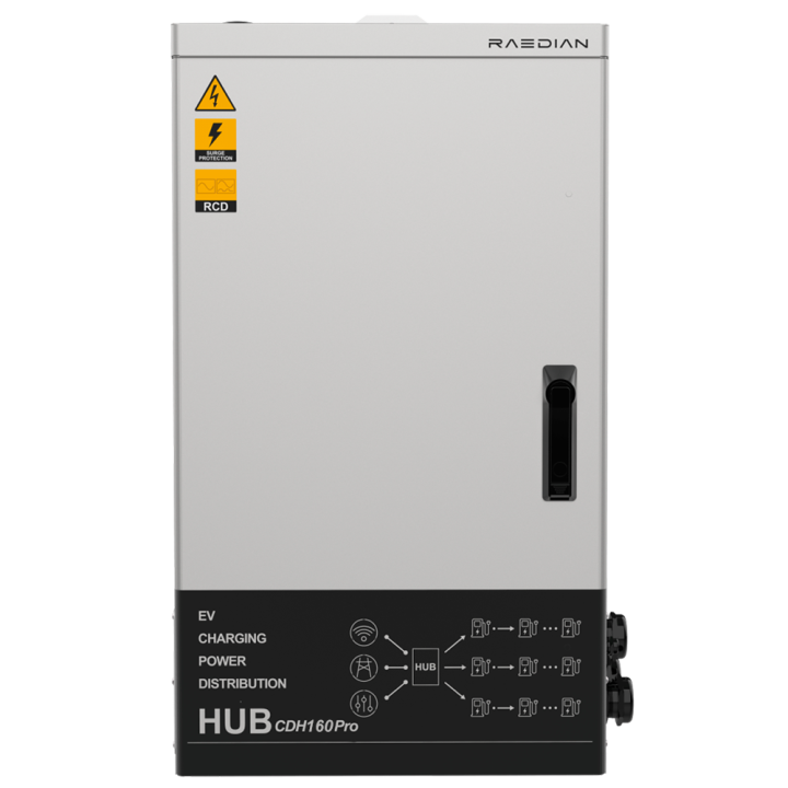 RAEDIAN RD-HUB-3P-160A nutika kodu värav – maksimaalne vool 160 A, 4G LTE mobiilsidevärav koduautomaatika jaoks