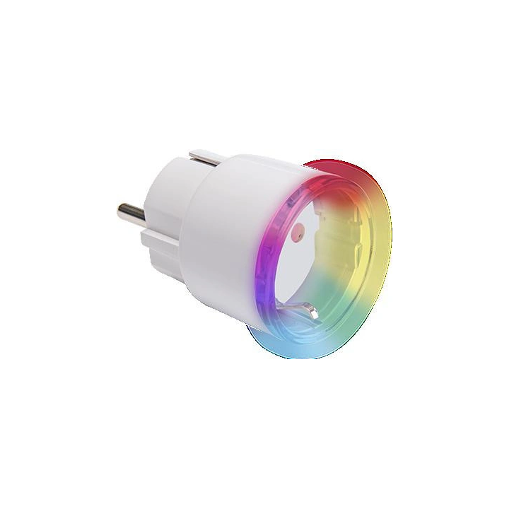 Shelly Wave Plug S Valge nutipistik – Zigbee, energiamonitooring, 16A, Schuko (Type F)