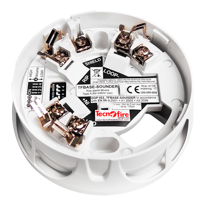 TECNOFIRE TF-TFBASE-SIREN Sireeni stroboalarm – sise-/välisturvaseade