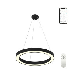 Immax NEO PASTEL Smart pakabinamas šviestuvas 95cm 66W juodas Zigbee 3.0