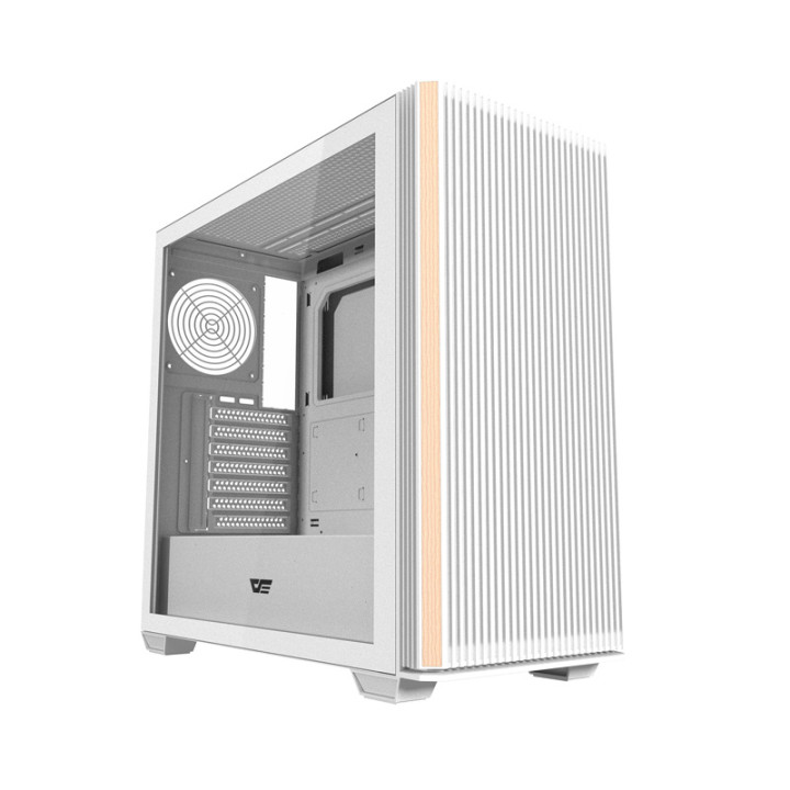 Darkflash DS900WS ATX arvutikorpus ilma ventilaatoriteta (valge)