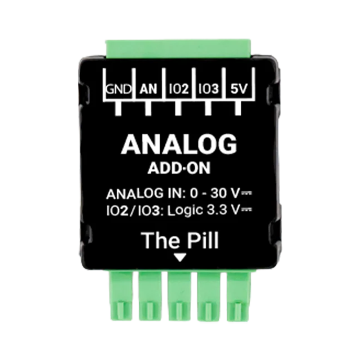 SHELLY 0–30 V analoogmoodul – Shelly Pilli lisandmoodul