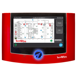 TECNOFIRE TF-TFT-7SC Liečiamasis saugos valdymo skydelis