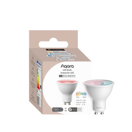 Умная LED лампа Aqara T2 GU10 RGB CCT 450lm 2000K белая