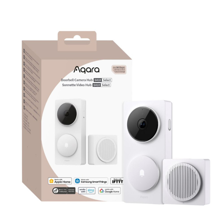 Aqara G410 Select Doorbell Camera Hub, valge (CH-C09DW)