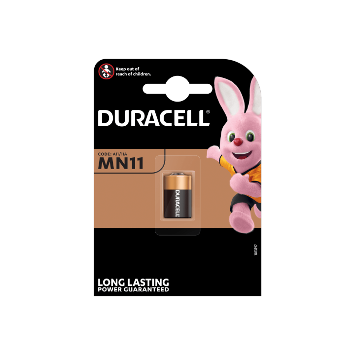 Duracell MN11 11A E11A GP-11A GP11A L1016 6V leelispatarei võti FOB turvapult