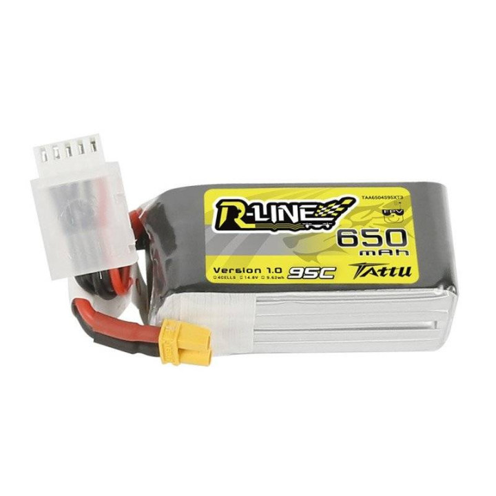 Baterija Tattu R-Line 650mAh 14,8V 95C 4S1P XT30