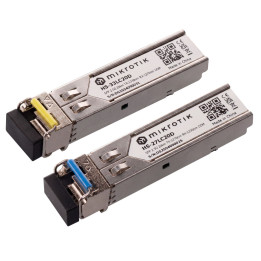 MikroTik HS-2733LC20D - Zestaw modułów BiDi SFP 1G/2.5G 20km (2 pcs)