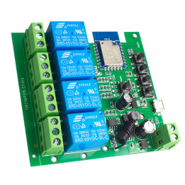 TUYA 4CH DC 5-32V 4 kanalit Wifi+RF pingevaba