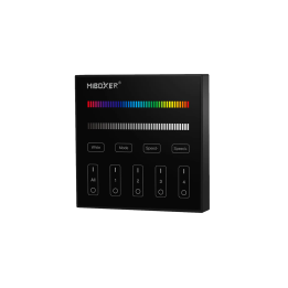 Wall mounted controller RGB/RGBW 4-zone Black 2xAAA B3B
