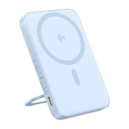 Baseus PicoGo Qi2 Power Bank 5000mAh 20W with Stand (Blue)