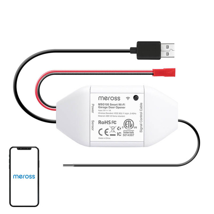 Meross MSG100HK nutikas garaažiukse lüliti (HomeKit)