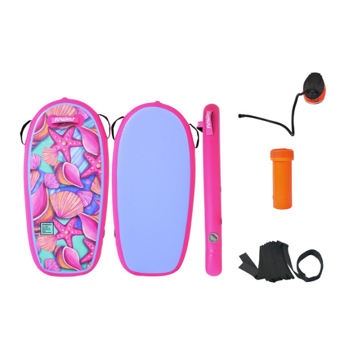 FunWater puhallettava bodyboard ESIZ00089 (vaaleanpunainen)