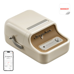 Портативный принтер этикеток Niimbot B21 Pro (кремовый)