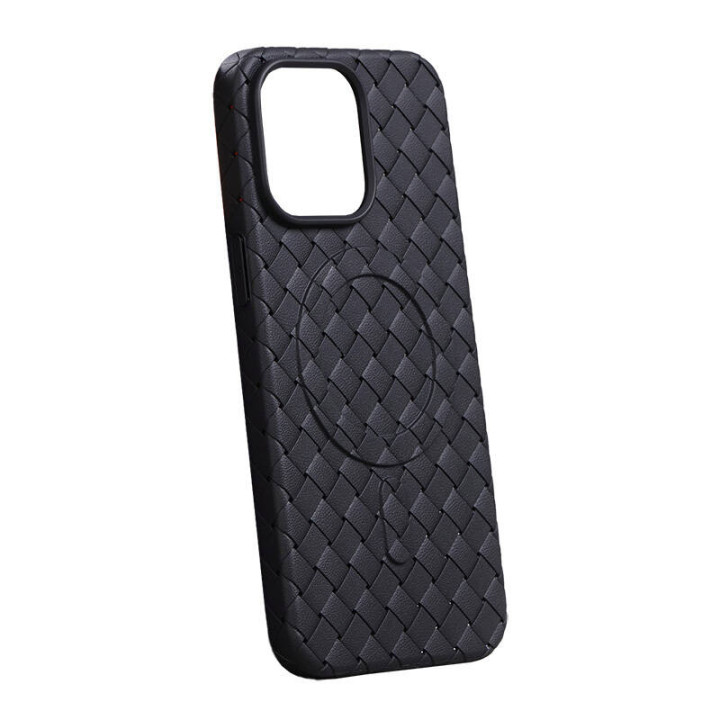 Magnētiski aizsargājošs telefona maciņš Joyroom JR-BP005 priekš iPhone 15 (melns)