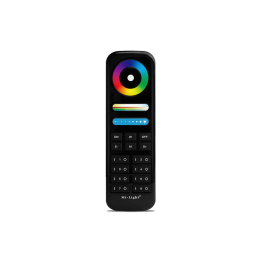 Remote controller RGB+CCT 8-zone, black 2xAAA FUT089B