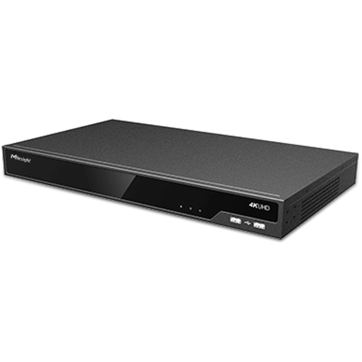 MILESIGHT MS-N5016-NE 16 kanālu PoE NVR, 8MP (4K) ierakstīšana, tīkla video reģistrators IP kamerām
