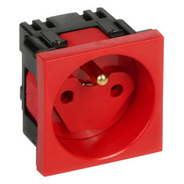 STASINSKI GN-DATA-1P/LS Viena datu kontaktligzda ar bērnu aizsardzību, System 45, 16A 230V