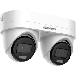Hikvision DS-2CD2343G2D-LIZ2UY/S(L)(RB) IP-torniga kahe objektiiviga Smart Hybrid Light 4MP IP67 2,8mm 4mm kaamera