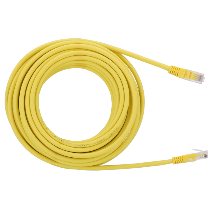 Кабель SAFIRE UTP6-H-30Y, Cat6 U/UTP, оптовый, 30м, желтый