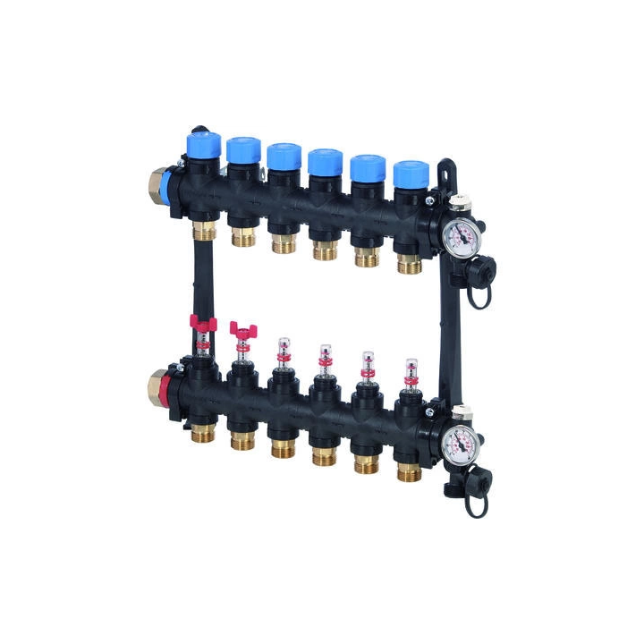 Kolektorius su srauto matuokliu FM 13XG3/4 EURO Uponor Vario M