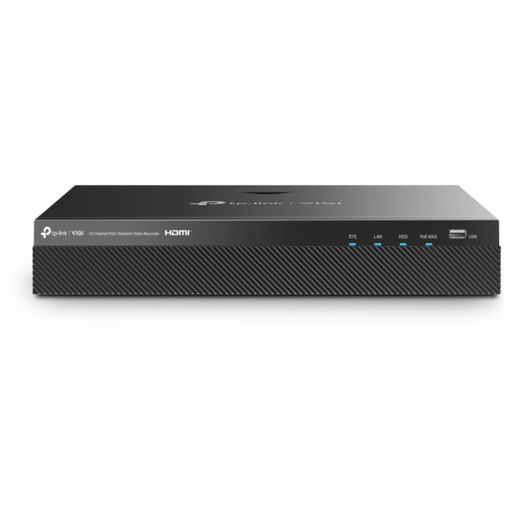 TP-LINK VIGI NVR2016H-16P 16-канальный PoE+ сетевой видеорегистратор