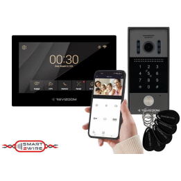 Revizoom RM-T273HD black – video intercom kit with RC-212HD-CK1 camera