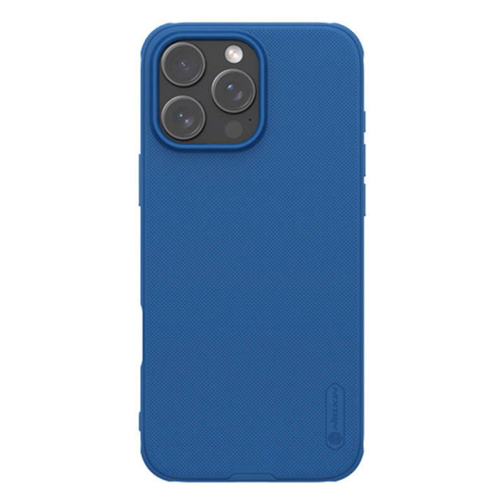 Case Nillkin Super Frosted Shield Pro magnetiline iPhone 16 Pro (niebieski)