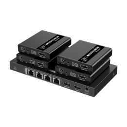 LENKENG HDMI-SPL-1x4-4K30-CAT6 HDMI pār CAT6 sadalītājs 1x4 4K30Hz 60m