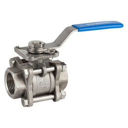 GENEBRE ACZ734 Ball valve 3-piece DN40 1.5" PN63 AISI316