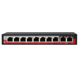 SAFIRE SF-SW1008POE-G-96 valdomas Gigabit PoE jungiklis 5 prievadai 96 W