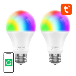 Умная лампочка WiFi RGB LED Gosund WB4-2 E27 (2 шт.) Tuya