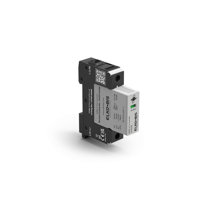 ELKO-BIS Combined SPD ESPACV T1+T2, 12.5kA, 275V, 1+0 Module