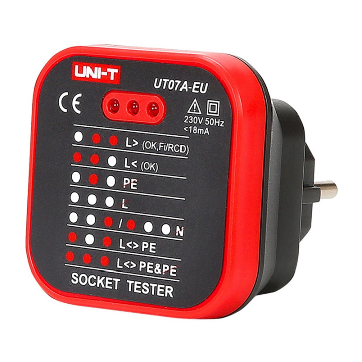 TOITEPISKLASTE TESTER UT-07A-EU UNI-T