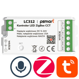 Psmart Mini CCT LED-ohjain 5-24V 15A PX Series ZigBee TUYA