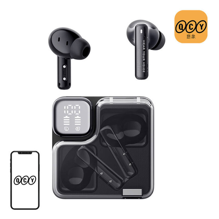 TWS QCY MeloBuds Neo T31 ausinės (juodos)