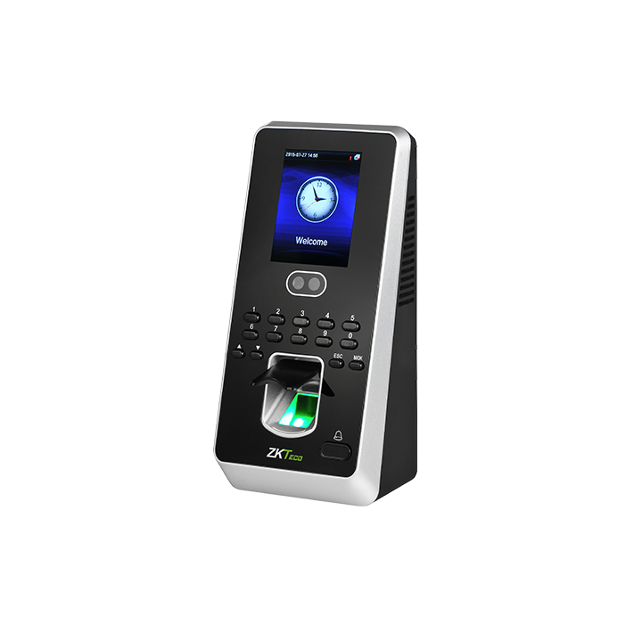 ZKTECO ZK-MULTIBIO800H biometrinen sormenjälkipääte näppäimistöllä, 8000 käyttäjää, RS-485