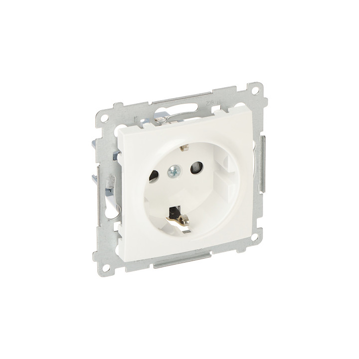 KONTAKT Simon DGSZ1Z.01/11-SIMON54 Viena Schuko sienas kontaktligzda 16A 250V balta