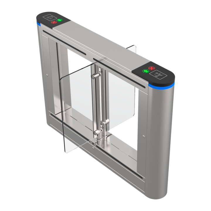 TURBOO TS-SG801-M-600 скоростные ворота 600 мм проход, двусторонние, нержавеющая сталь