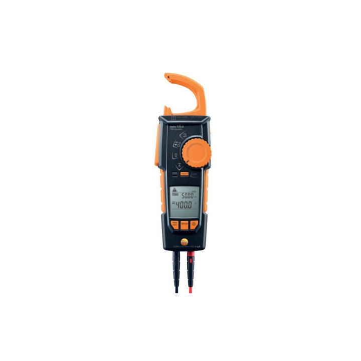 Clamp meter Testo 770-2 with retractable pincer and microamp range